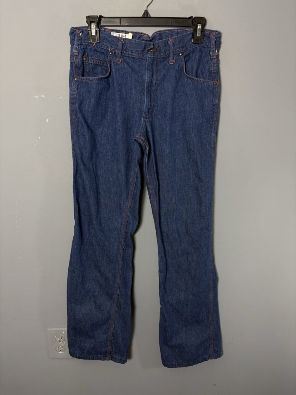 Vintage 70s LANDLUBBER Womens Size 30x30.5 Blue Denim Jeans 1970s